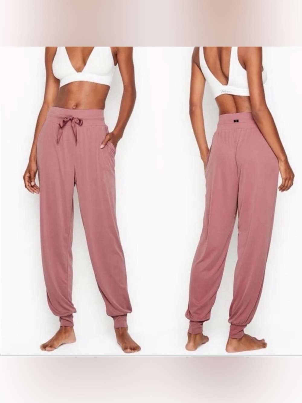 Victoria’s Secret Modal Knit Ribbed Joggers EUC Small